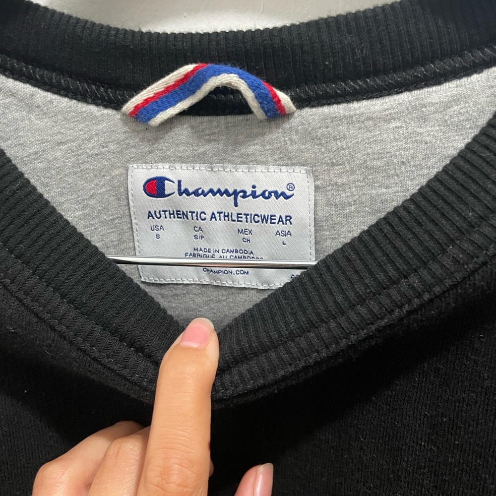 Black Champion crewneck sweater